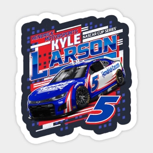 Kyle Larson Navy Draft Sticker